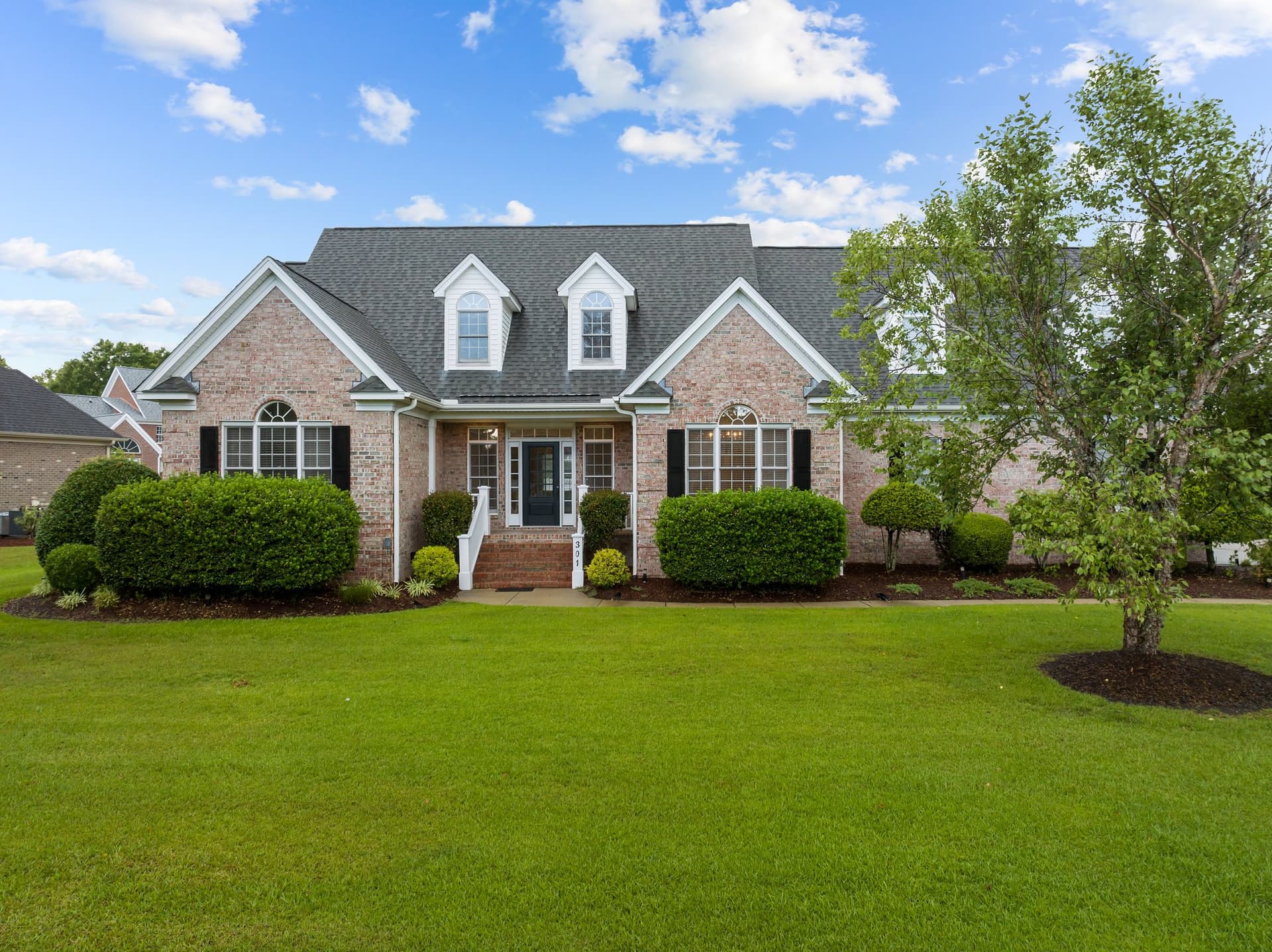 Charming residential street in Winterville NC with new construction homes